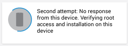 Root Checker timing out while verifying root access